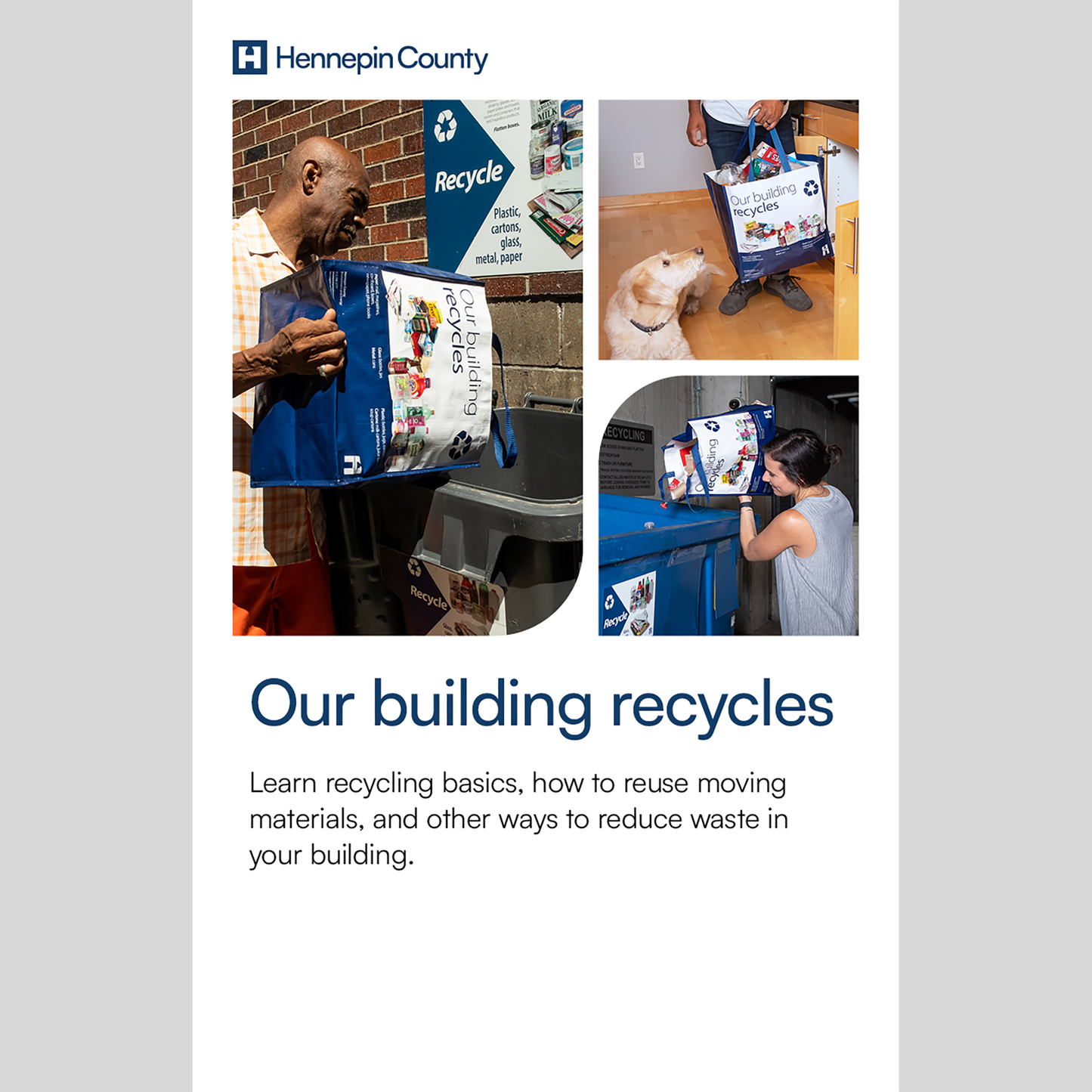 Our building recycles brochure