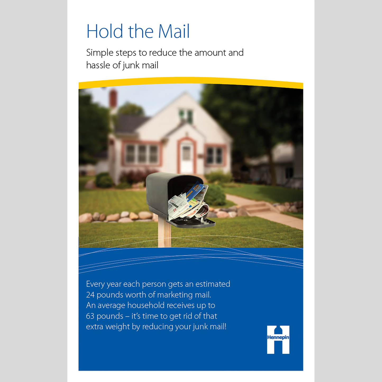 Hold the mail brochure for multifamily residents