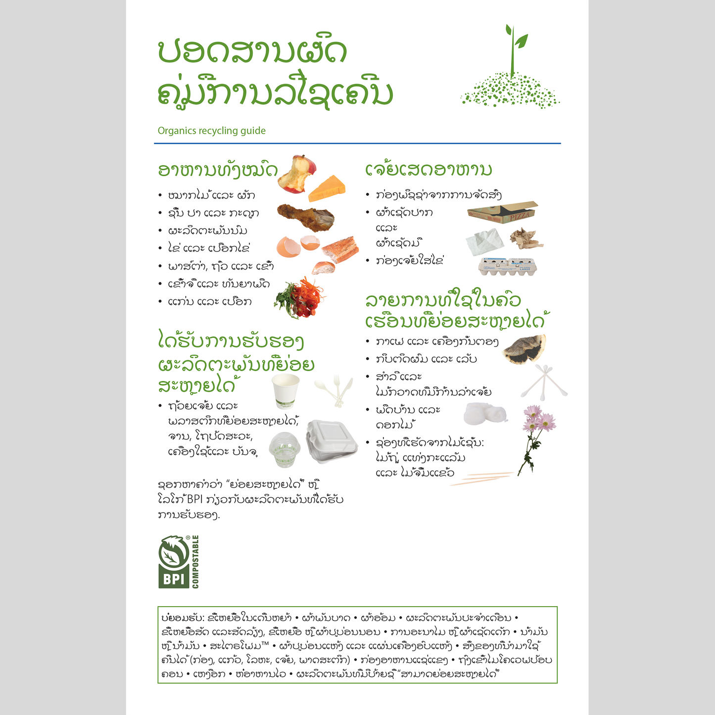 Organics recycling guide for multifamily residents