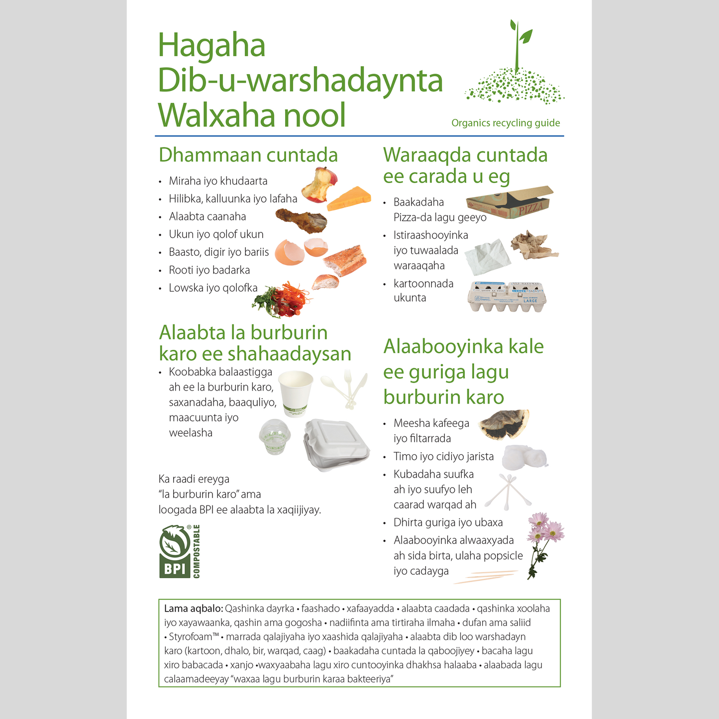 Organics recycling guide for multifamily residents