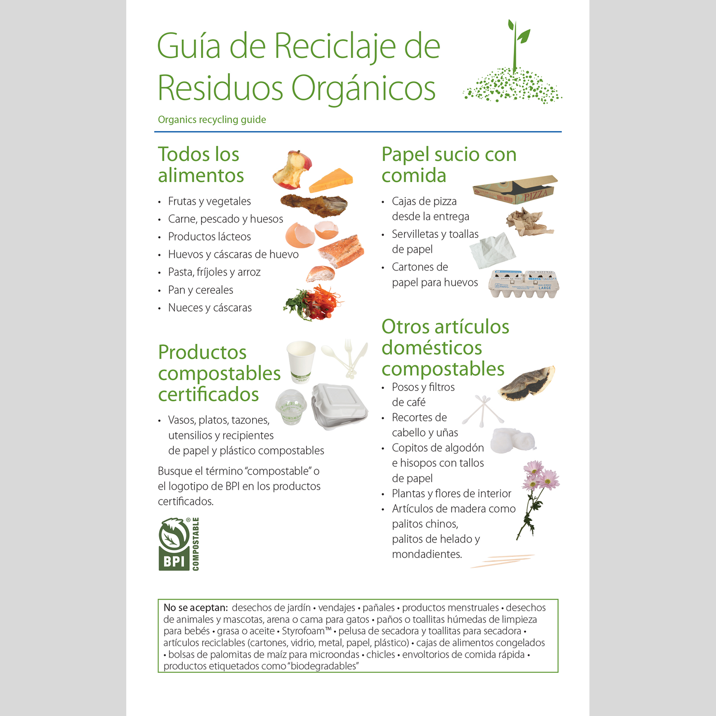 Organics recycling guide for multifamily residents