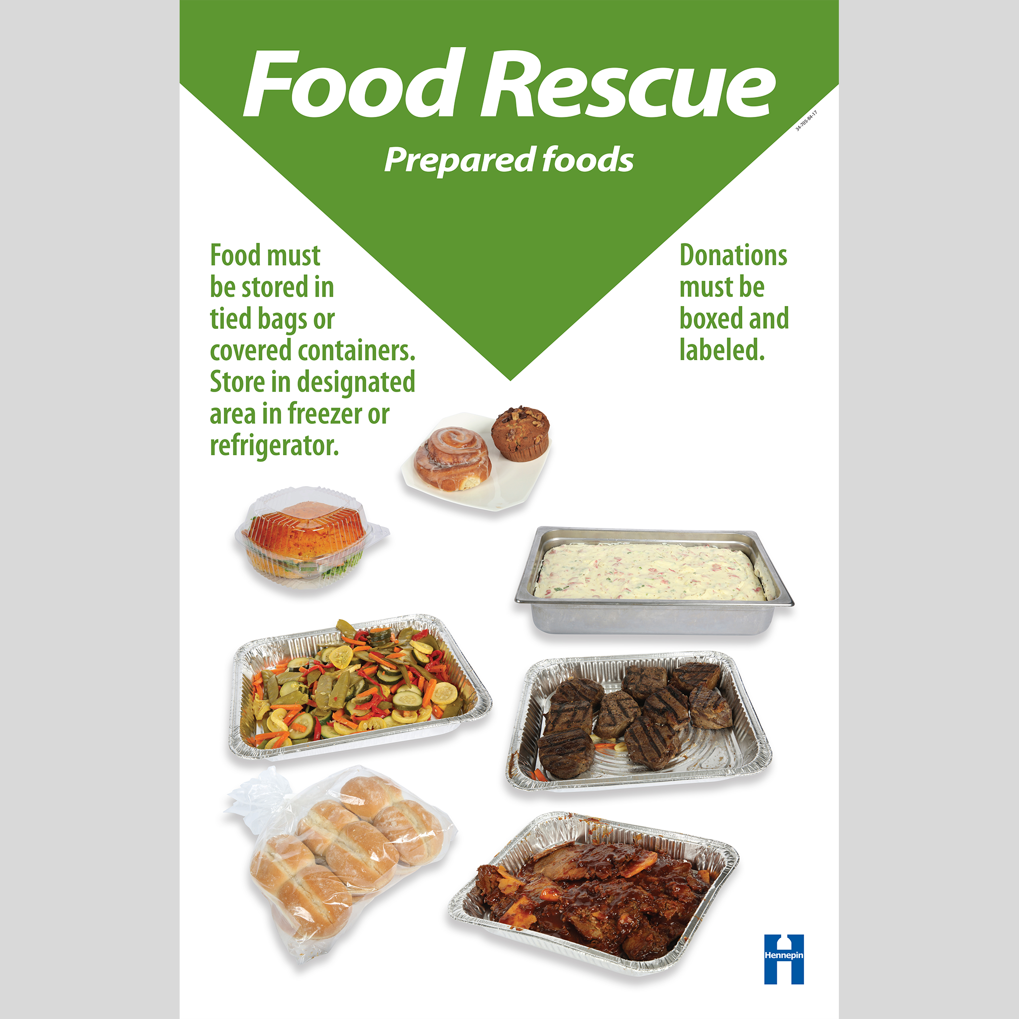 Food Rescue Process Food rescue: prepared foods poster – Environmental materials