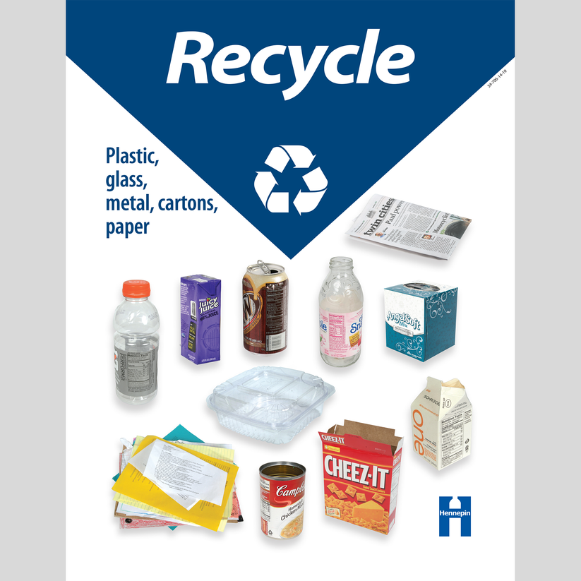 School recycling poster – Environmental materials